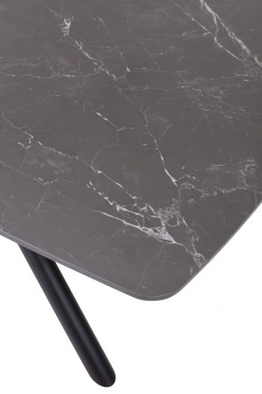 Стол RIVOLI 140 MATT BLACK MARBLE SOLID CERAMIC / BLACK, ®DISAUR в Серове - serov.mebel24.online | фото 10