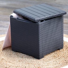 Стол с функцией хранения Виго (Vigo storage box) графит в Серове - serov.mebel24.online | фото 1