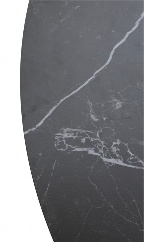 Стол TERNI 120 MATT BLACK MARBLE SOLID CERAMIC Черный мрамор матовый, керамика /Черн.каркас, ®DISAUR в Серове - serov.mebel24.online | фото 9