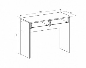 Стол туалетный Эконом Стандарт ТС-25 в Серове - serov.mebel24.online | фото 7