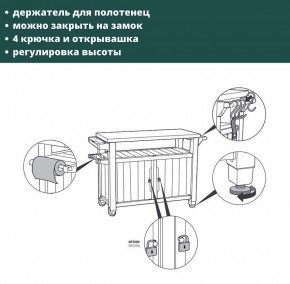Столик для барбекю 207 Л (Unity XL 207L) в Серове - serov.mebel24.online | фото 9