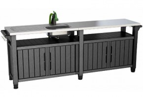 Столик для барбекю 415 Л (Unity Chef 415 L) графит в Серове - serov.mebel24.online | фото 3