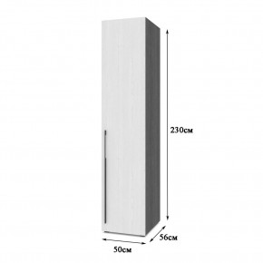 СТОУН С13 Шкаф-пенал (дуб золотой/графит) в Серове - serov.mebel24.online | фото 2