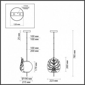 Светильник на штанге Odeon Light Jungle 4865/1 в Серове - serov.mebel24.online | фото 3