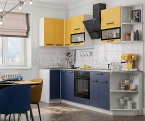 ТЕХНО Кухонный гарнитур угловой 2,7х0,9 м Компоновка №2 в Серове - serov.mebel24.online | фото