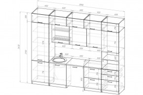 ТЕРЦИЯ Кухонный гарнитур Экстра 5 (3000 мм) в Серове - serov.mebel24.online | фото 2