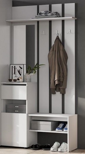 Токио Вешалка с зеркалом в Серове - serov.mebel24.online | фото 4