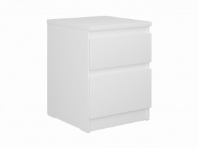 Тумба КАСТОР малая с двумя ящиками, цвет белый в Серове - serov.mebel24.online | фото