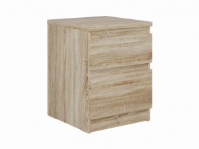 Тумба КАСТОР малая с двумя ящиками, цвет Дуб Сонома в Серове - serov.mebel24.online | фото