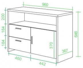Тумба комбинированная Домино Lite ТБЛ в Серове - serov.mebel24.online | фото 2