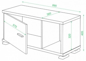 Тумба комбинированная Домино СБ-30/1 в Серове - serov.mebel24.online | фото 3