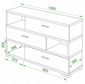 Тумба комбинированная Домино СБ-40/3-ПВК в Серове - serov.mebel24.online | фото 2