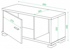 Тумба комбинированная СБ-30/1 в Серове - serov.mebel24.online | фото 2