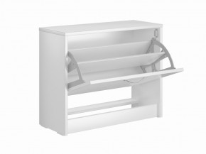 Тумба ОРИОН с одной полкой для обуви, цвет белый в Серове - serov.mebel24.online | фото 2