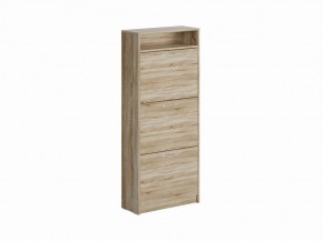 Тумба ОРИОН с тремя полками для обуви, цвет Дуб Сонома в Серове - serov.mebel24.online | фото