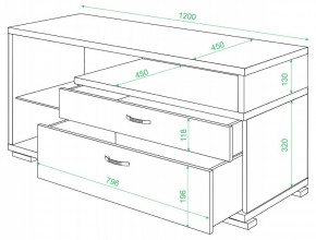 Тумба под ТВ Домино ТК-10М в Серове - serov.mebel24.online | фото 2