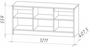 НИЦЦА-9 Тумба под ТВ (НЦ.09) в Серове - serov.mebel24.online | фото 2