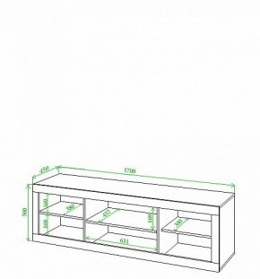 Тумба под ТВ Toivo Кон170 в Серове - serov.mebel24.online | фото 2