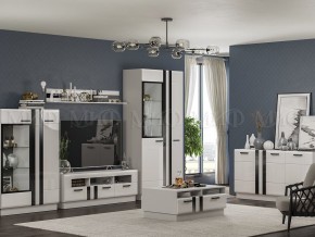 МАГНОЛИЯ Тумба ТВ (Белый глянец/Белый) в Серове - serov.mebel24.online | фото 3