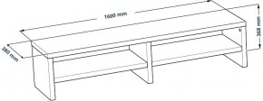 ТВ-тумба Энкель ТВ16, тамбурат, цвет дуб беленый в Серове - serov.mebel24.online | фото 3