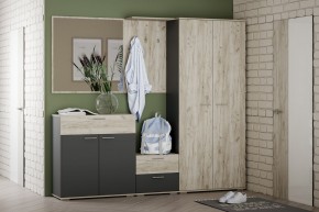 Вешалка НМ 014.16 "Санти" (Крафт Серый) в Серове - serov.mebel24.online | фото 2