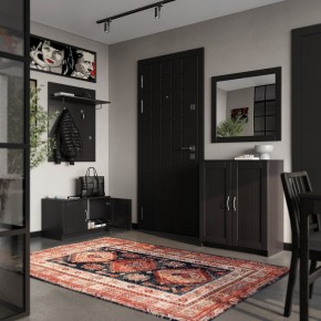 Вешалка СИРИУС настенная с полкой, цвет Дуб Венге в Серове - serov.mebel24.online | фото 4