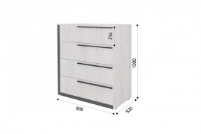 ВИНТЕР - 8 Комод 4 ящика в Серове - serov.mebel24.online | фото 4