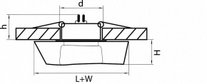 Встраиваемый светильник Lightstar Flutto 006430 в Серове - serov.mebel24.online | фото 3