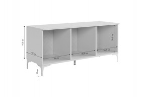 ЗЕФИР Гостиная К1 (белое дерево/белый муар) в Серове - serov.mebel24.online | фото 4