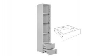 ЗЕФИР Гостиная К1 (белое дерево/белый муар) в Серове - serov.mebel24.online | фото 6